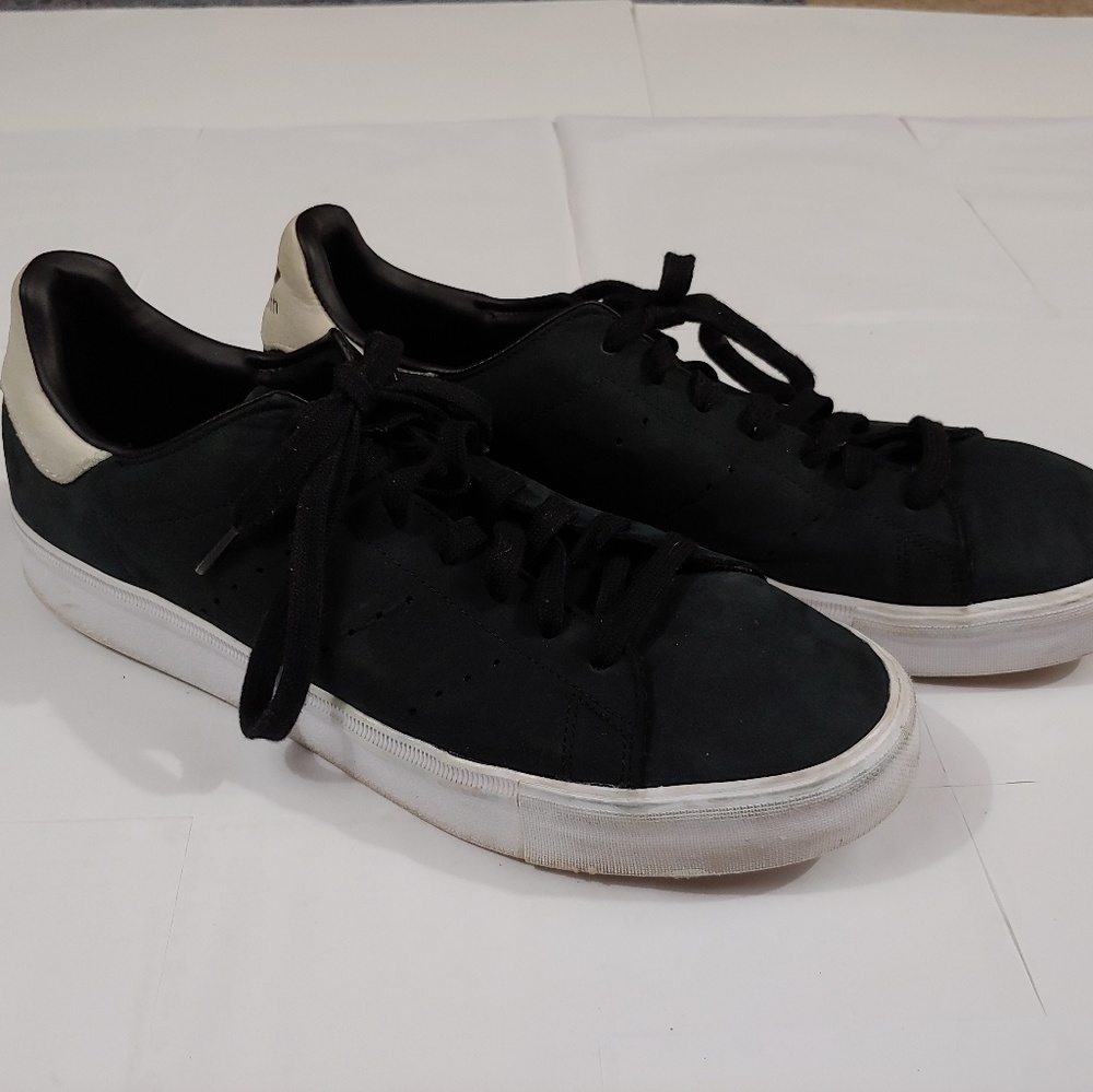 Adidas Stan Smith Black Suede Walking Shoe Size 11